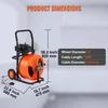 Ślimak spustowy VEVOR 100 FT x 3/4 cala, automatyczne Podgląd zdjęcia produktu 7