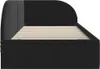 vidaXL Hoekbed met hoofdeinde, zwart, 90 cm x 190 cm, Productafbeelding-voorbeeld 6