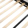 A close-up view of wooden slats forming the base of a bed frame. Produktbild-Vorschau
