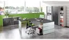 Schreibtisch Lugano Glas BxT 160x80cm anthrazit Produktbild-Vorschau 2