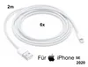 6 cavi Apple iPhone, con connettore Lightning e porta USB, Anteprima dell’immagine prodotto 4