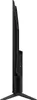Side view of a black TCL LED television on a stand. Voir les images du produit
