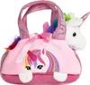 Brubaker Licorne arc-en-ciel en peluche dans un sac à main Voir les images du produit 2