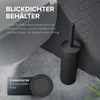 Schwarze Silikon-Toilettenbürste Edelstahl Produktbild-Vorschau 6