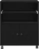 vidaXL Supporto per stampante in rovere nero 60 x 48 x 74 Anteprima dell’immagine prodotto 6