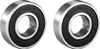 Rillenkugellager 6001-2RS 12 x 28 x 8 mm, doppelt Produktbild-Vorschau 1