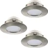EGLO 3er-Set LED Einbauleuchten PINEDA, Einbaulampe, Ø: 7,8 Produktbild-Vorschau 1