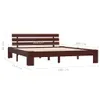 vidaXL Letto in legno massiccio di pino marrone scuro Anteprima dell’immagine prodotto 6