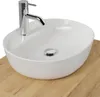 Badmöbel Taifun 70cm mit ovalem Aufsatzwaschbecken eiche Produktbild-Vorschau 5