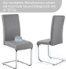 Yaheetech 2er Set Freischwinger Schwingstuhl, Polyurethan Produktbild-Vorschau 6