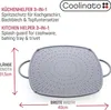 Coolinato Silikon Universal Spritzschutz 3in1  GRAU Produktbild-Vorschau 4
