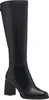 A black leather boot on a white background. Produktbild-Vorschau