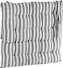 A striped cushion for a chair. Anteprima dell’immagine prodotto