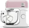 A pink and white Kenwood kitchen mixer is shown against a white background. Voir les images du produit