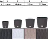 Rund Blumentopf 15,3 L Rattan-Optik Umbra Dunkel Braun Produktbild-Vorschau 7