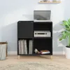 Skříňka na LP desky černá 84,5 x 38 x 89 cm kompozitní Náhled obrázku produktu 3