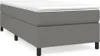 vidaXL Boxspringbettgestell Dunkelgrau 90x200 cm Stoff Produktbild-Vorschau 1