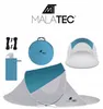 Tenda da spiaggia 220x120x90cm - turchese - grigio Anteprima dell’immagine prodotto 7