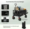 WOLTU Bollerwagen faltbar, Campingwagen 205 L, Tragkraft Produktbild-Vorschau 5