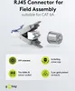 CAT 6A feldkonfektionierbarer RJ45-Stecker, STP geschirmt Produktbild-Vorschau 2