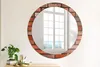 Spiegel Rund mit Aufdruck - Wandspiegel Design Wandmontage Produktbild-Vorschau 3