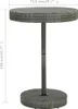 vidaXL Záhradný stôl Grey 75,5x106 cm Poly Rattan Náhľad obrázku produktu 3