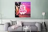 MuchoWow® Poster Sommer - Rosa - Palme - Sprichwörter 75x75 Produktbild-Vorschau 5