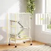 PawHut Kleintierkäfig Nagerkäfig Frettchenkäfig mit 3 Rampe Produktbild-Vorschau 3