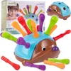 Sorter jeżyk układanka edukacyjna jeż montessori gra liczby Podgląd zdjęcia produktu 1