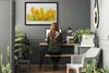 Bild 100x70 MDF-Rahmen Wandkunst Tulpen Blumen Pflanze Produktbild-Vorschau 3