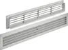 Lüftungsgitter BRISE 457 x 92 x 17 mm Silber lackiert Produktbild-Vorschau 1