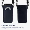kwmobile Handytasche für Smartphones XXL - 7" - Canvas Produktbild-Vorschau 4