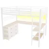 Flieks etagebed 140x200 cm met bureau, hoogslaper met lades Productafbeelding-voorbeeld 11