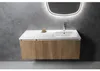 ARECA umywalka z odlewu marmurowego 121x51,5cm, prawa, Podgląd zdjęcia produktu 3