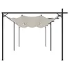 vidaXL Pergola mit Schiebedach Creme 589x292x230 cm Produktbild-Vorschau 4