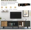 MODFU Elegante TV-kast met houtdecor en draaiende glazen Productafbeelding-voorbeeld 5
