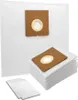 A collection of white vacuum cleaner bags with brown cardboard inserts. Produktbild-Vorschau