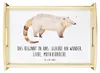 Mr. & Mrs. Panda Tablett Nasenbaer - Weiß - Geschenk, Produktbild-Vorschau 1