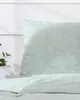 Blumen-Ranke Zweige Blätter salbeigrün Bettwäsche 155x220 + Produktbild-Vorschau 3