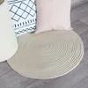 Wendbarer Baumwollteppich, Kordeleffekt, weiß, Ø 70 cm Produktbild-Vorschau 2