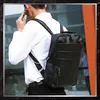 BAD&BAGS | Rucksack Herren schwarz Leder für Flugzeug Produktbild-Vorschau 4