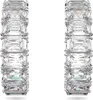 Swarovski Millenia Kreolen, Oktagon-Schliff, Weiß, Produktbild-Vorschau 4