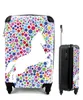 MuchoWow® Koffer Handgepäck Trolley Rollkoffer Kleine Produktbild-Vorschau 1
