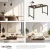 Table de bureau Jenkins - Bois foncé industriel, rustique, Voir les images du produit 5