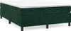 vidaXL Boxspringbedframe, donkergroen, 140x190 cm, fluweel Productafbeelding-voorbeeld 1