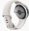 The back of a Google Pixel Watch with a white band, shown against a white background. Produktbild-Vorschau