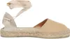 I5746 Espadrillas Donna Manebi Suede Flat Woman Sandal Produktbild-Vorschau 2