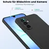 A black phone case is shown on a smartphone, highlighting its protective edges. Podgląd zdjęcia produktu