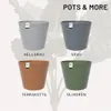 POTS&MORE Pflanztopf Conico 50,¸ 50 cm runde Form Hellgrau Produktbild-Vorschau 5