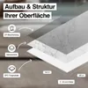 HEXIM Marmorplatten Optik 4 Stück 280x122 cm SPC Kunststoff Produktbild-Vorschau 3